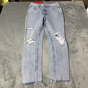 Rag & Bone Womens Raw hem Distressed Ankle Jeans Size 27 City Boho‎ Designer